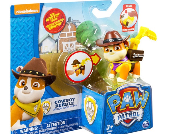 Фигурка спасателя Крепыша с рюкзаком-трансформером «Щенячий патруль» Paw Patrol  