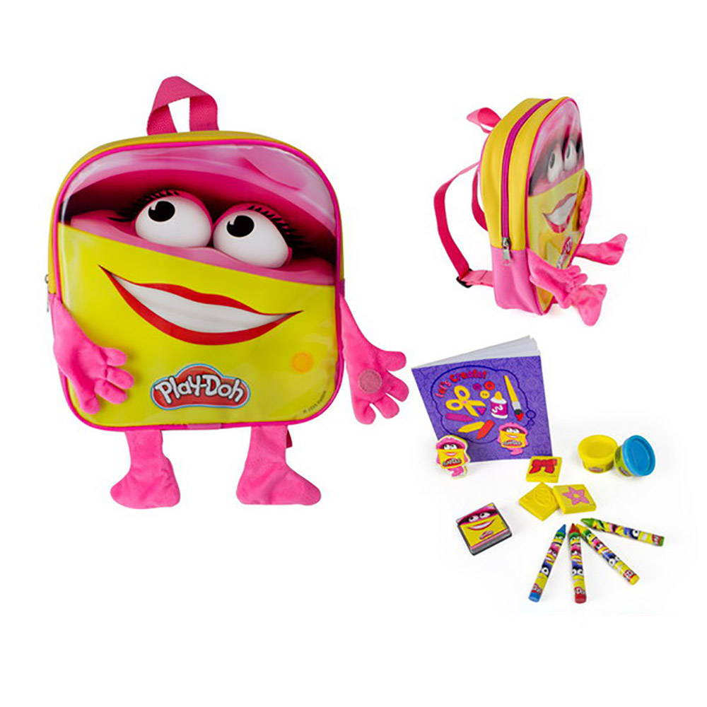 Набор Play doh - Рюкзачок для девочки с плюшевыми ручками и ножками Набор Play doh - Рюкзачок для девочки с плюшевыми ручками и ножкамиПластилин Play-Doh<br>Набор Play doh - Рюкзачок для девочки с плюшевыми ручками и ножками<br>