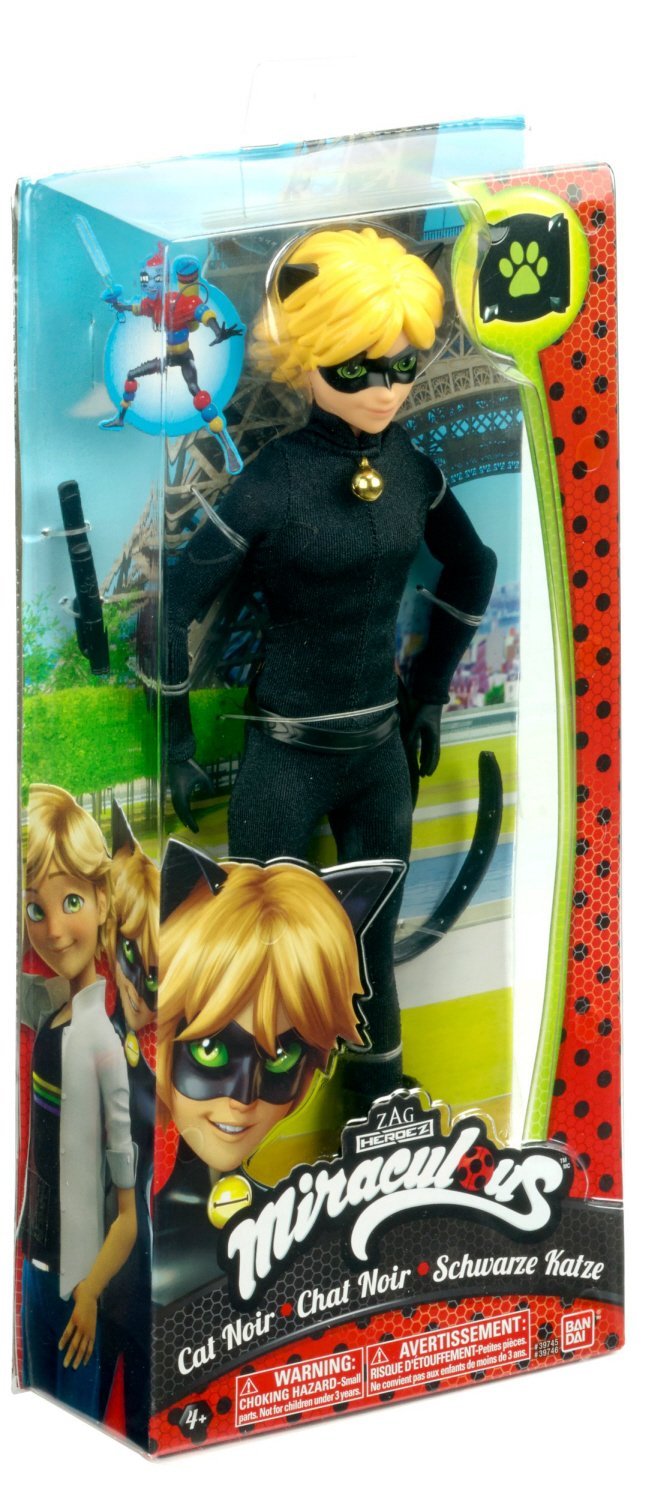Кукла Супер Кот из серии Lady Bug Miraculous, 26 см.  