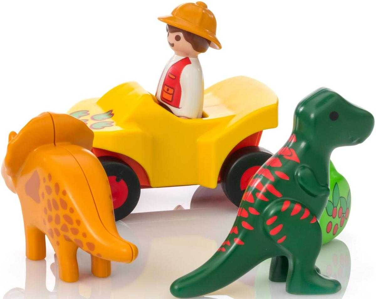 Игровой набор – 1.2.3: Исследователь с динозаврами  