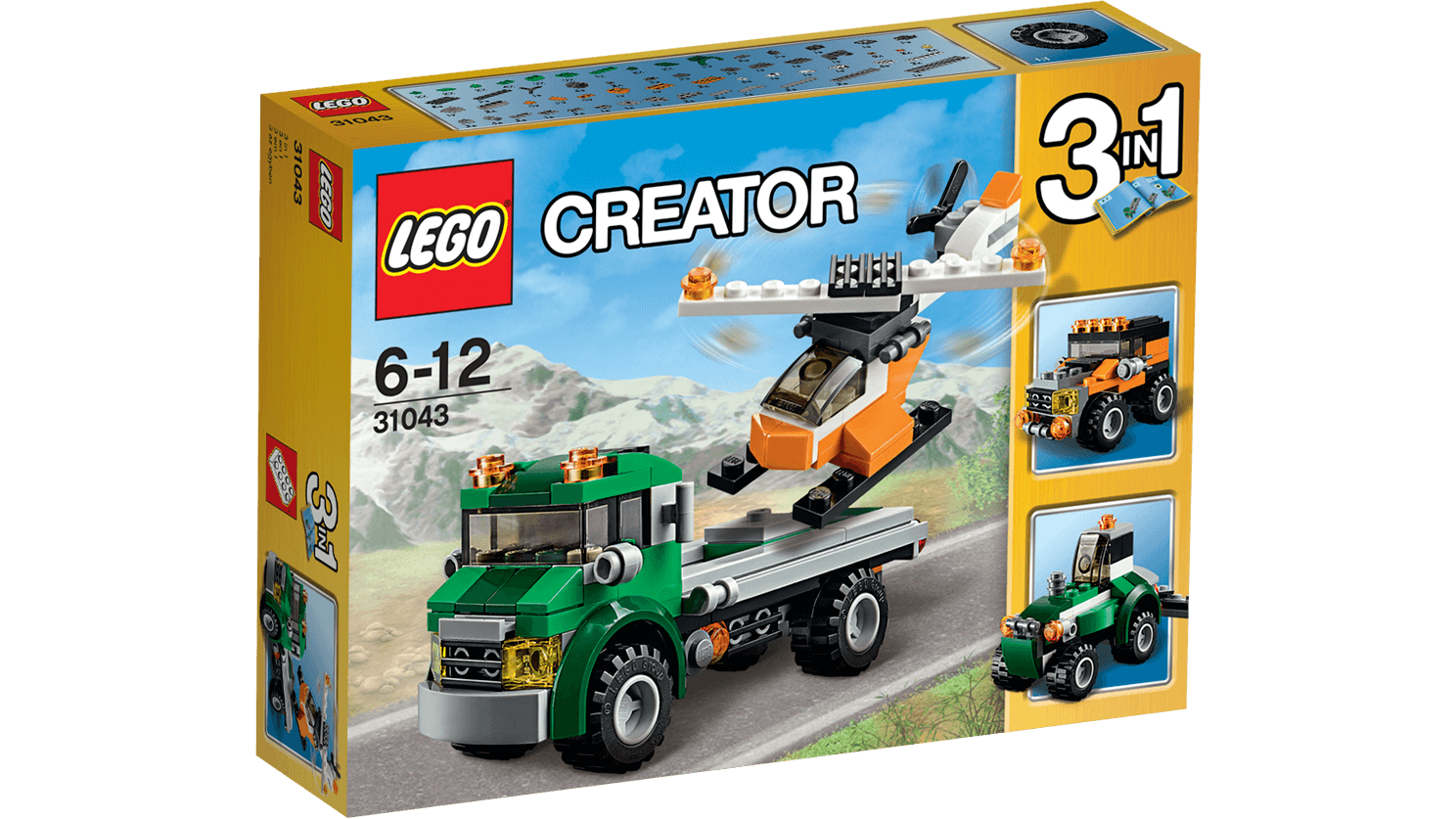 Lego Creator. Перевозчик вертолета