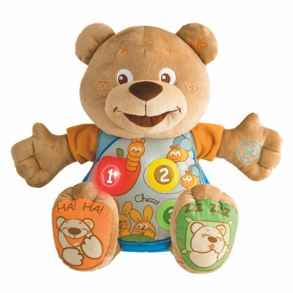 Игрушка мягкая музыкальная – Мишка Игрушка мягкая музыкальная – МишкаРазвивающие Игрушки Chicco<br>Игрушка мягкая музыкальная – Мишка<br>