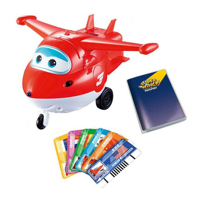Super Wings. Самолет Джетт с пластиковыми карточками разных стран, свет, звук из серии Супер Крылья
Super Wings. Самолет Джетт с пластиковыми карточками разных стран, свет, звук из серии Супер Крылья