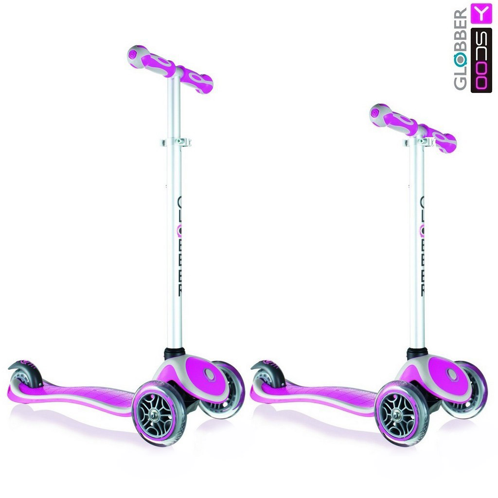 Самокат Y-Scoo RT Globber My Free New Technology с блокировкой колес, розовый Самокат Y-Scoo RT Globber My Free New Technology с блокировкой колес, розовыйТрехколесные самокаты<br>Самокат Y-Scoo RT Globber My Free New Technology с блокировкой колес, розовый<br>
