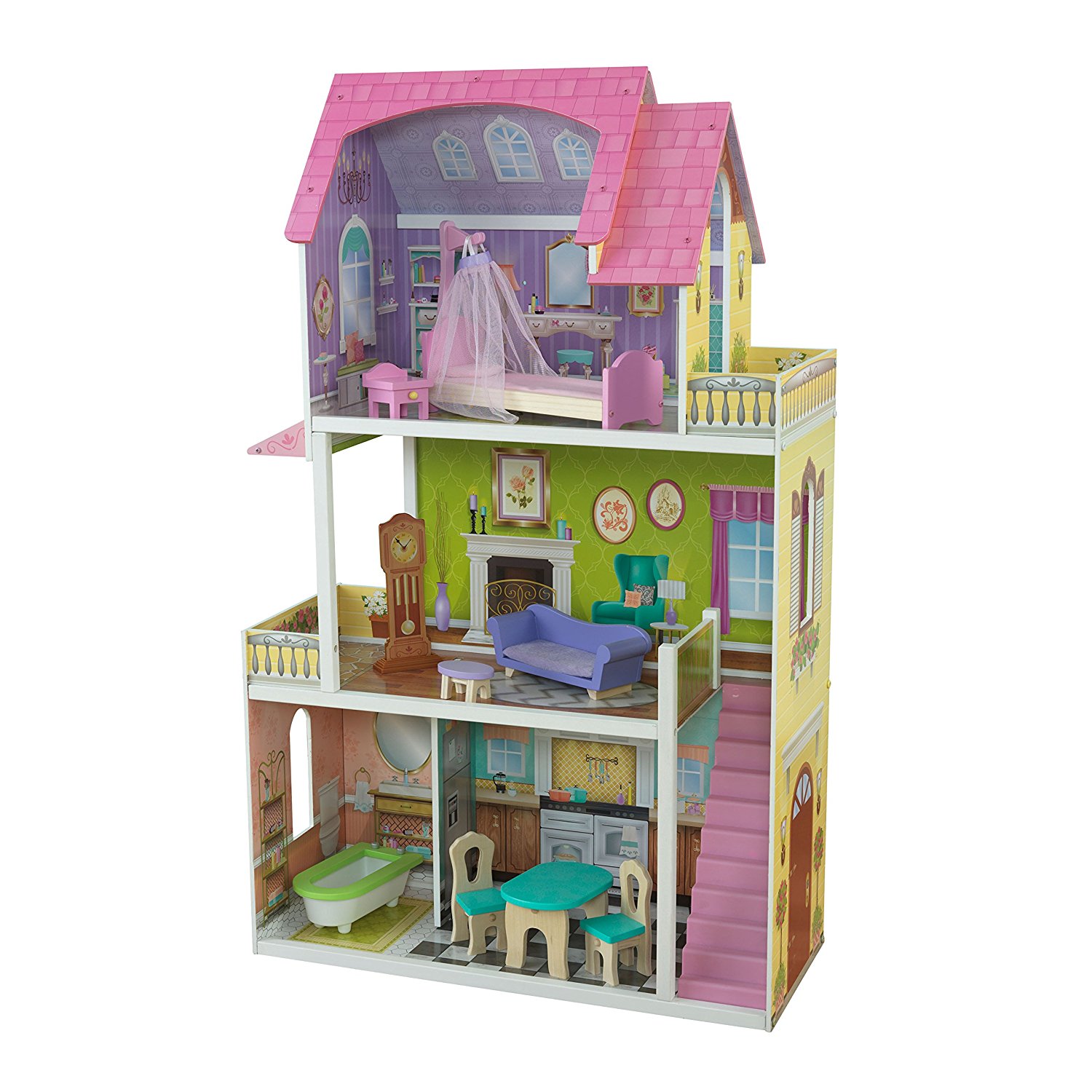 Кукольный домик Барби - Florence Dollhouse - Флоренсс 10 предметами мебели  