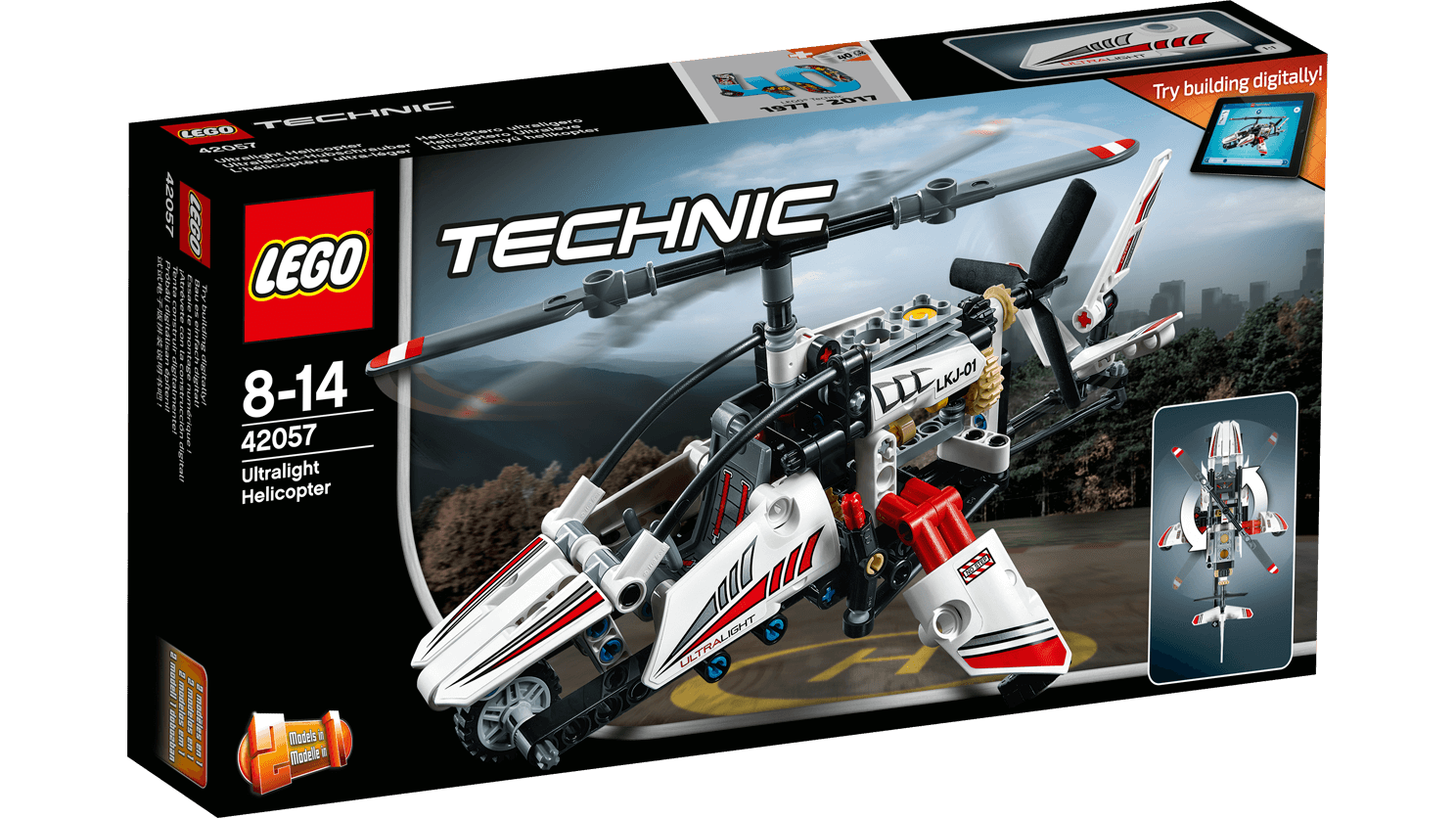 Lego Technic. Сверхлёгкий вертолёт  