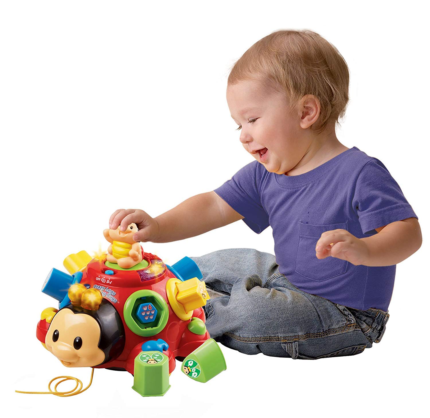 Развивающая игрушка – Говорящий жук, со звуковыми и световыми эффектами  