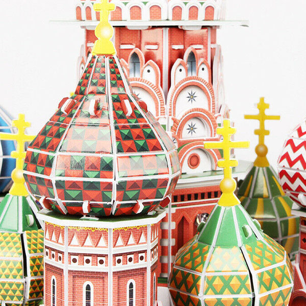 3D-пазл – Собор Василия Блаженного с подсветкой, Россия, свет  