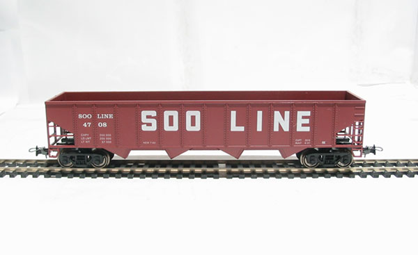 Саморазгружающийся бункерный грузовой вагон Soo Line 50 Саморазгружающийся бункерный грузовой вагон Soo Line 50Детская железная дорога<br>Саморазгружающийся бункерный грузовой вагон Soo Line 50<br>