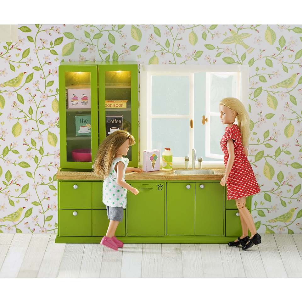 Кукольная мебель для домика Смоланд - Кухонный набор с буфетом  