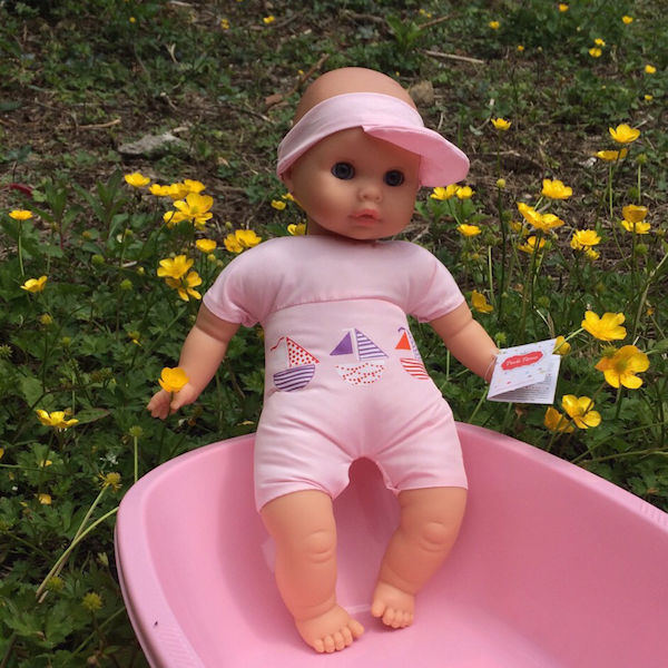 Кукла Малышка в розовом, 34 см  