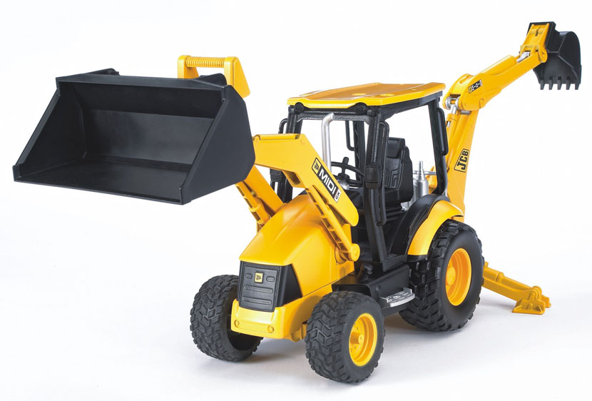 Экскаватор – погрузчик колёсный Bruder JCB MIDI CX Экскаватор – погрузчик колёсный Bruder JCB MIDI CXБетономешалки, краны, самосвалы Bruder<br>Экскаватор – погрузчик колёсный Bruder JCB MIDI CX<br>