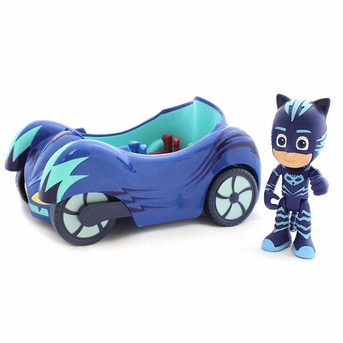 Игровой набор PJ masks – фигурка и машина Кэтмобиль Игровой набор PJ masks – фигурка и машина КэтмобильГерои в масках (Pj Masks)<br>Игровой набор PJ masks – фигурка и машина Кэтмобиль<br>