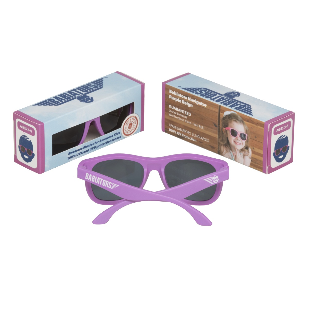Солнцезащитные очки Original Navigator - Фиолетовое царство / Purple Reign, Classic  