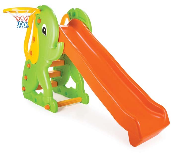 Игровой комплекс – Слон, горка и баскетбольное кольцо
