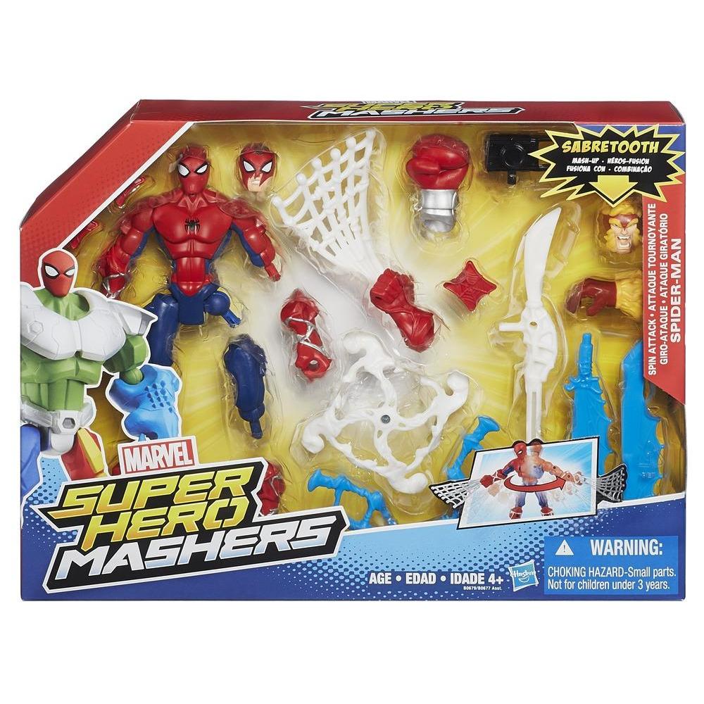 Улучшенная фигурка Человека-Паука серии Hero Mashers  