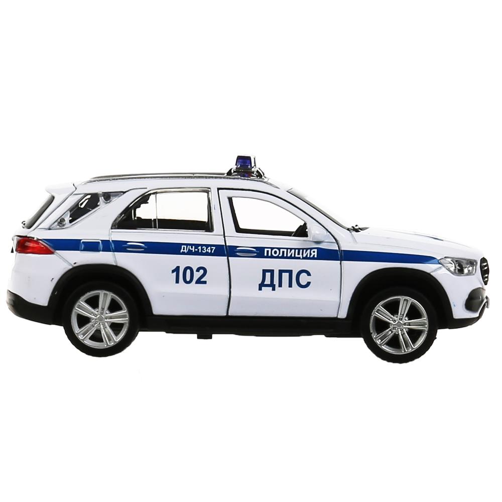 Машина Полиция Mercedes-Benz Gle 2019 12 см свет-звук двери и багажник открываются металлическая  