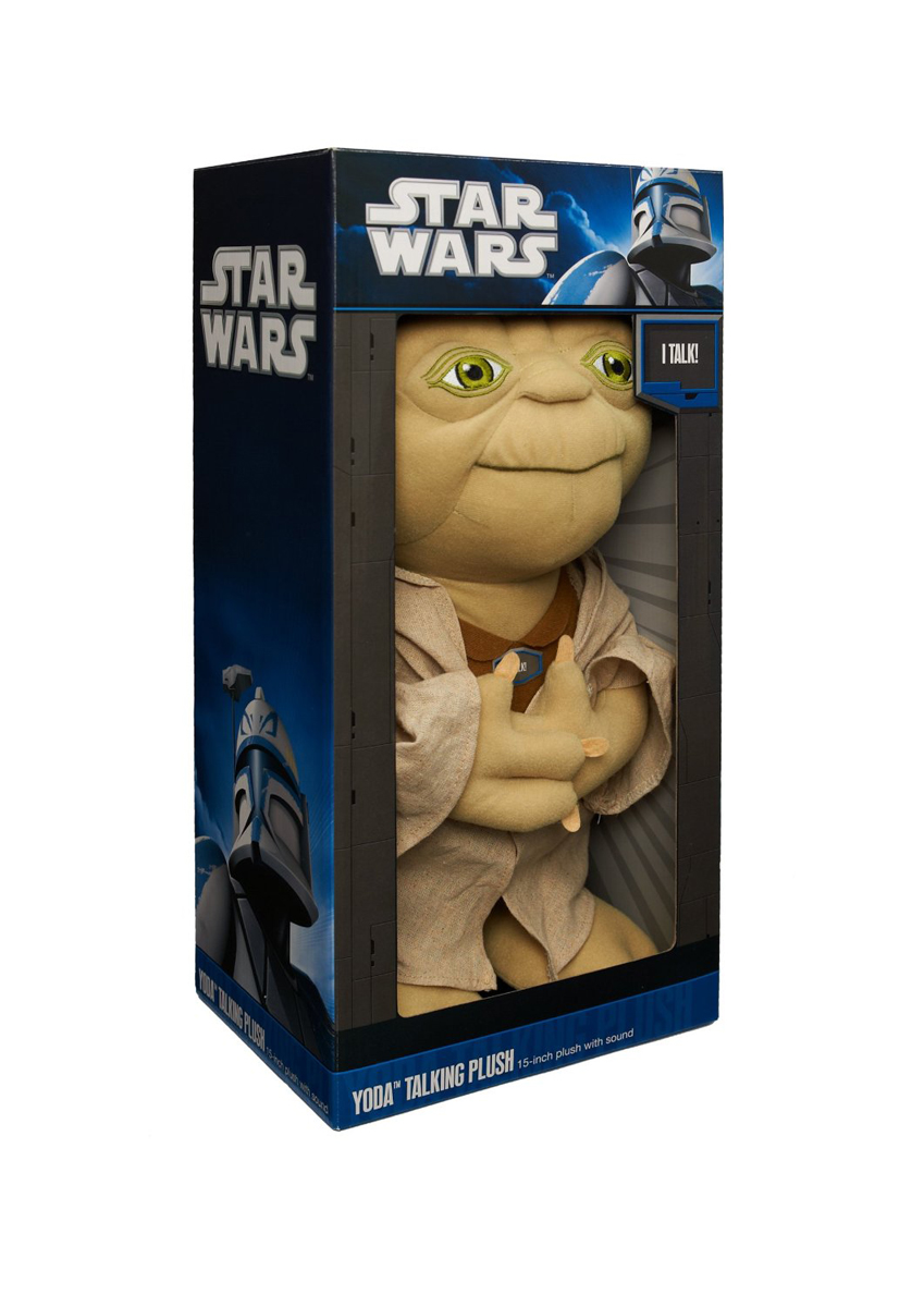 Озвученная мягкая игрушка серии StarWars - Йода