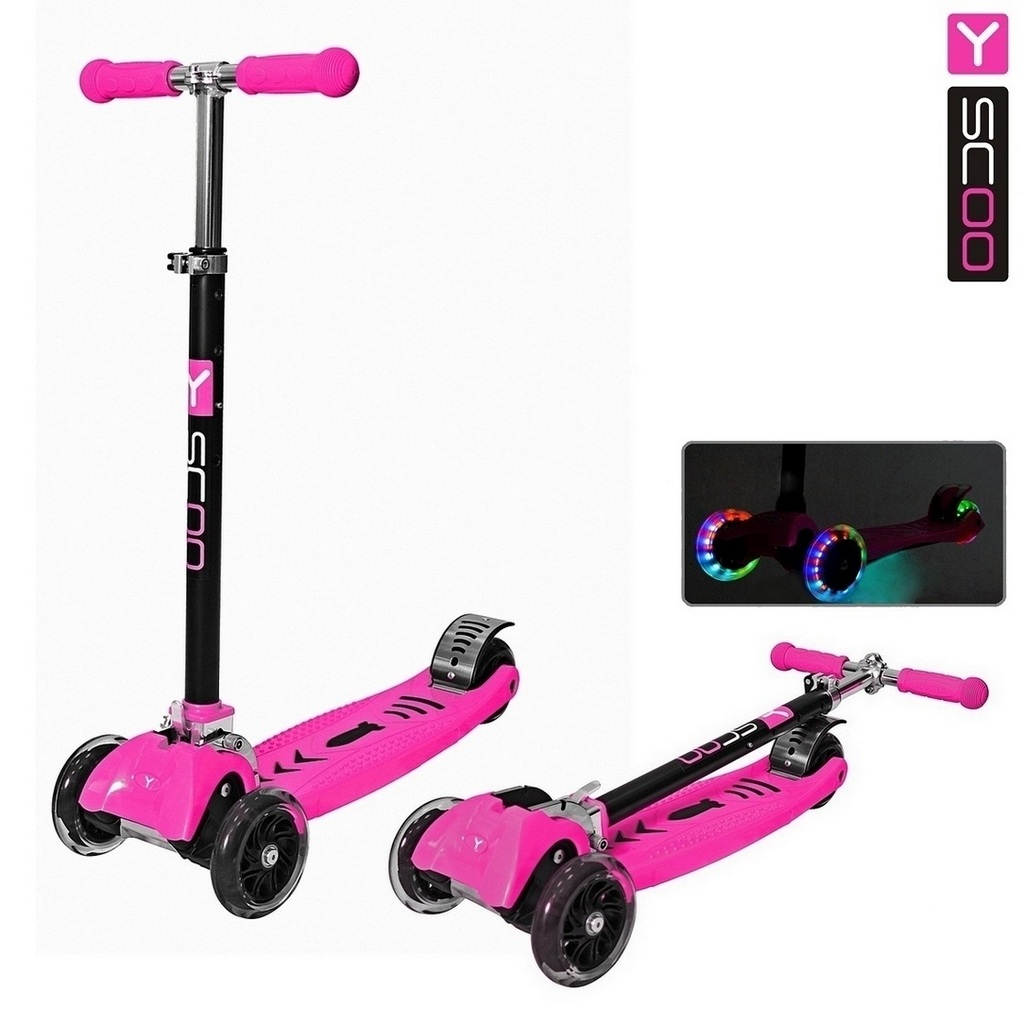 Самокат Y-Scoo Maxi City RT Shine Gagarin трансформер, розовый Самокат Y-Scoo Maxi City RT Shine Gagarin трансформер, розовыйТрехколесные самокаты<br>Самокат Y-Scoo Maxi City RT Shine Gagarin трансформер, розовый<br>