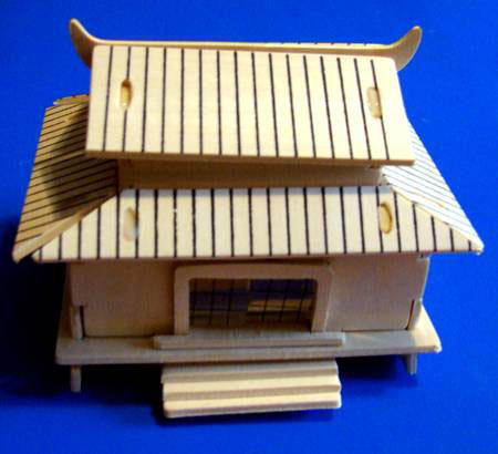 Модель деревянная сборная - Хижина  