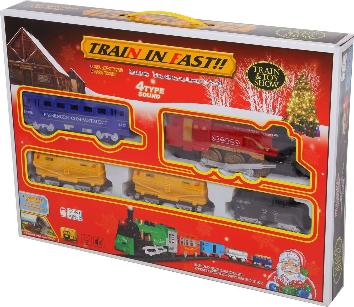 Железная дорога со световыми и звуковыми эффектами – Train in fast   