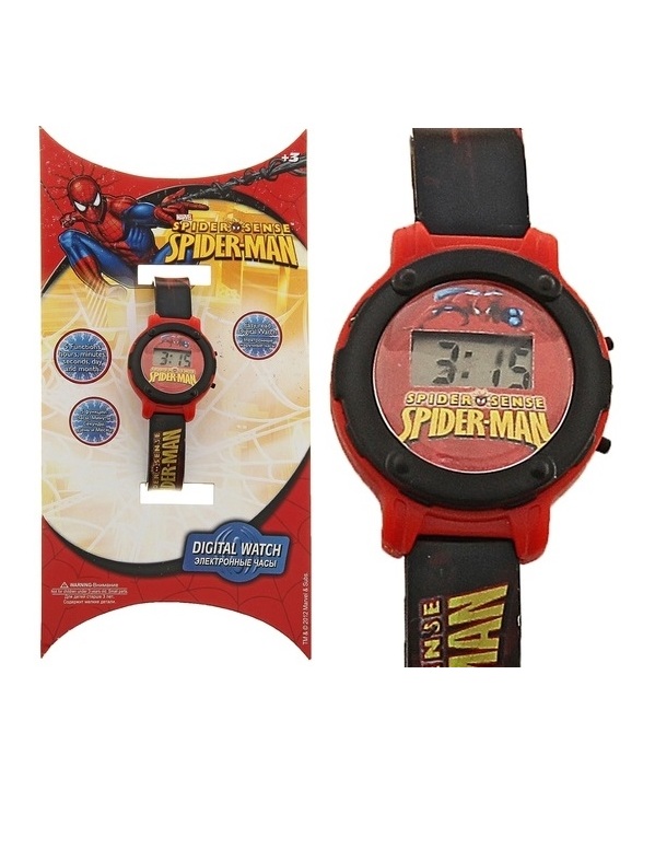 Часы наручные электронные Spider-ManBasic Часы наручные электронные Spider-ManBasicДетские часы<br>Часы наручные электронные Spider-ManBasic<br>