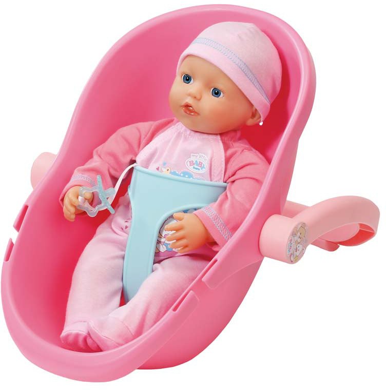 Кукла My Little Baby Born с креслом-переноской, 32 см. Кукла My Little Baby Born с креслом-переноской, 32 см.Куклы-пупсы Baby Born<br>Кукла My Little Baby Born с креслом-переноской, 32 см.<br>