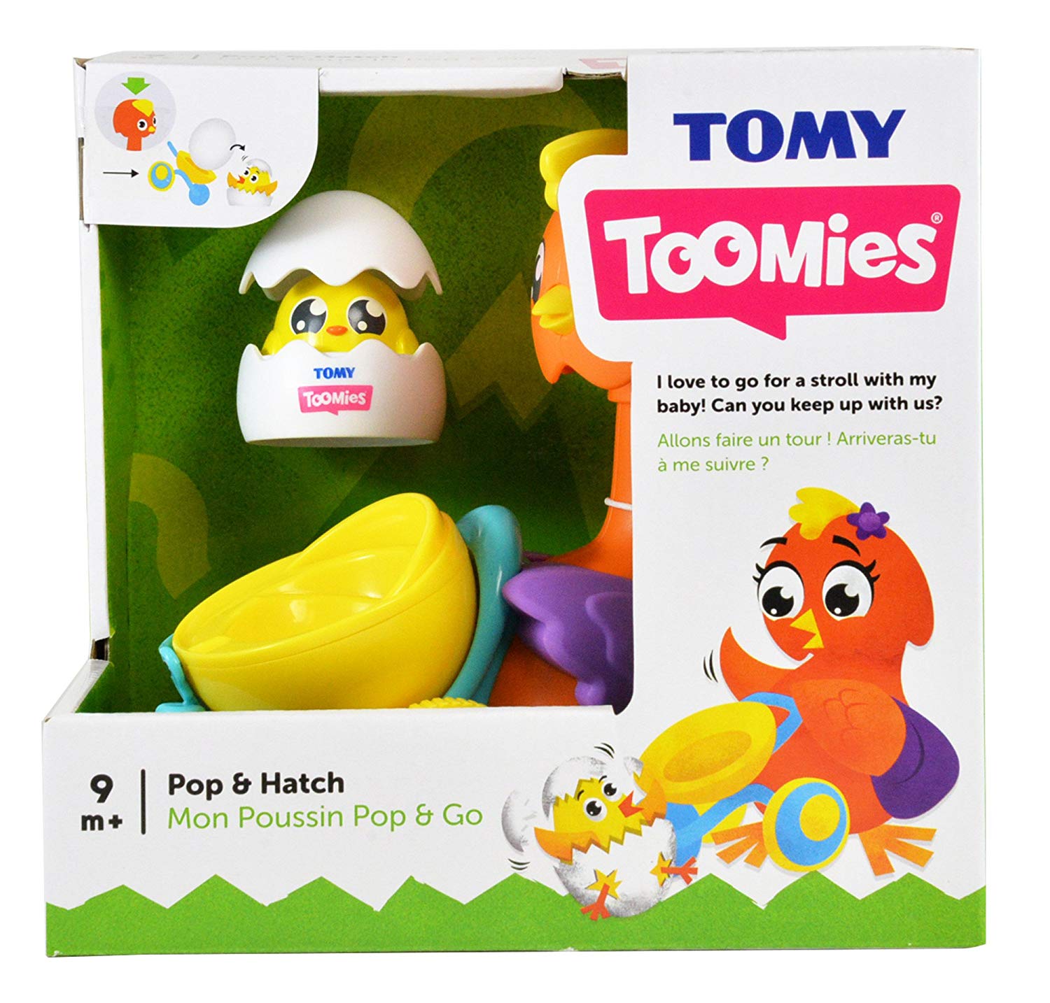 Каталка Toomies - Утка с яйцом в тележке  