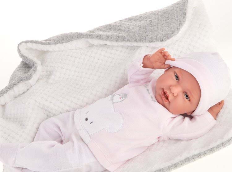 Кукла Реборн – Младенец Юлия в розовом, 52 см  