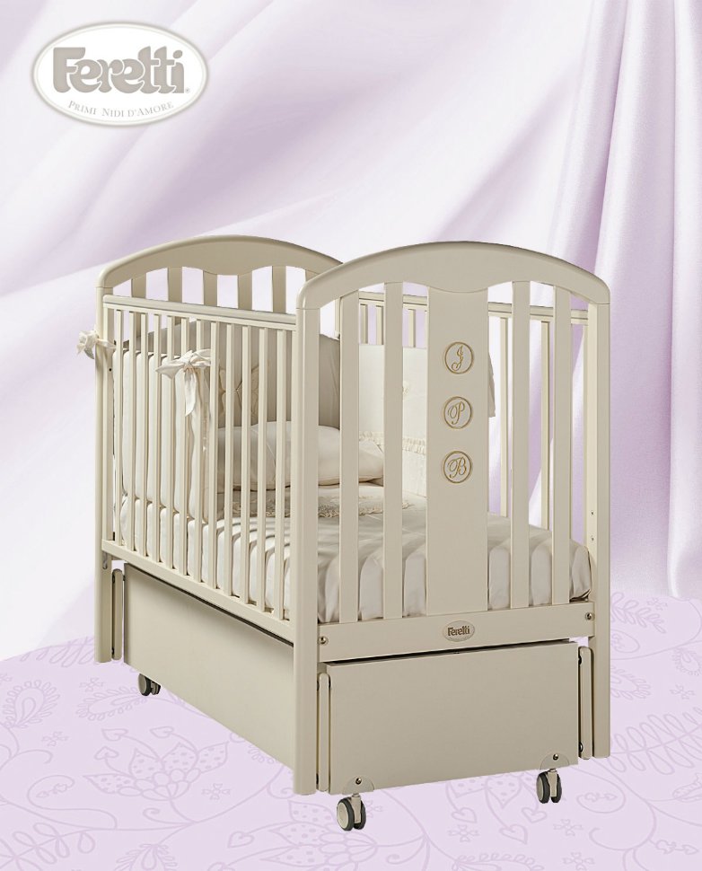 Кровать детская Elegance Swing Avorio Кровать детская Elegance Swing AvorioДетские кровати и мягкая мебель<br>Кровать детская Elegance Swing Avorio<br>