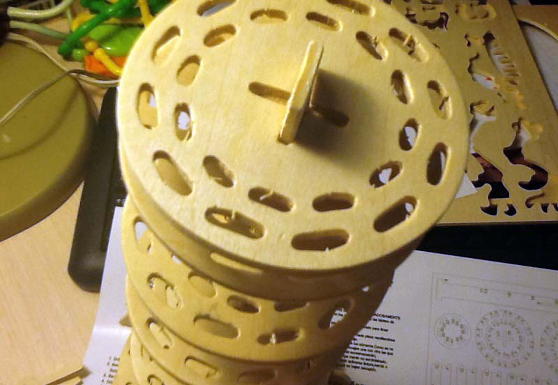 Модель деревянная сборная - Пизанская башня  