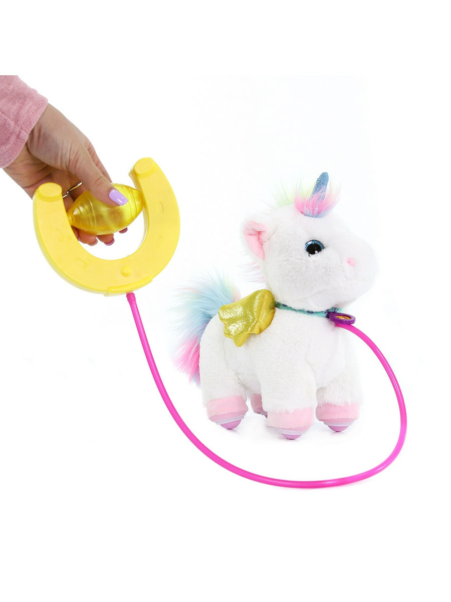 Интерактивная мягкая игрушка - Спринт Единорог, 20 см  