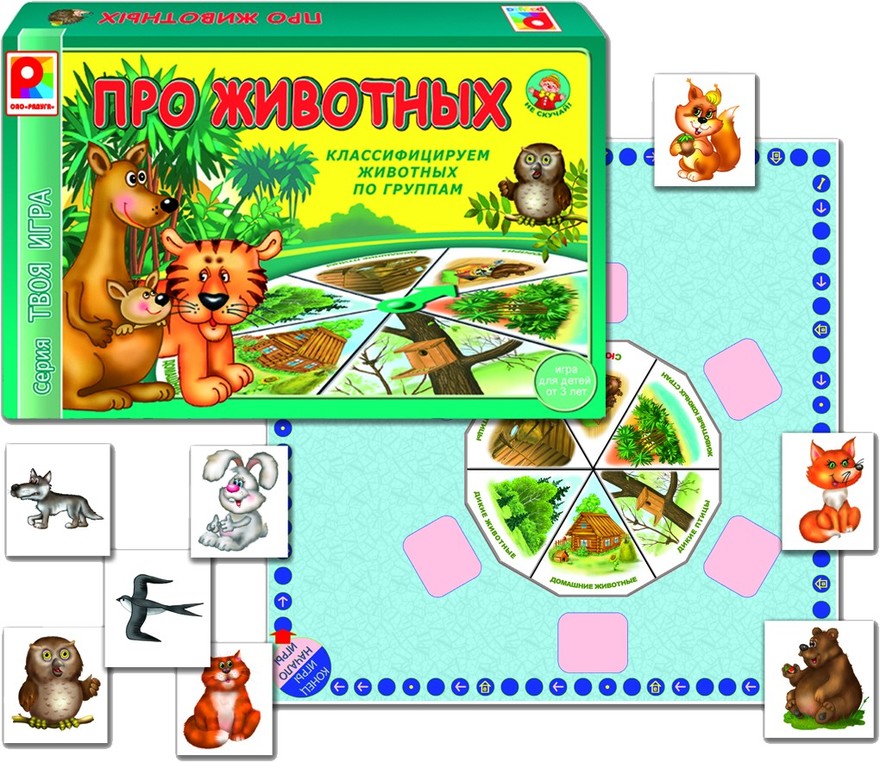 Игра настольная - Твоя игра - Про животных Игра настольная - Твоя игра - Про животныхЖивотные и окружающий мир<br>Игра настольная - Твоя игра - Про животных<br>