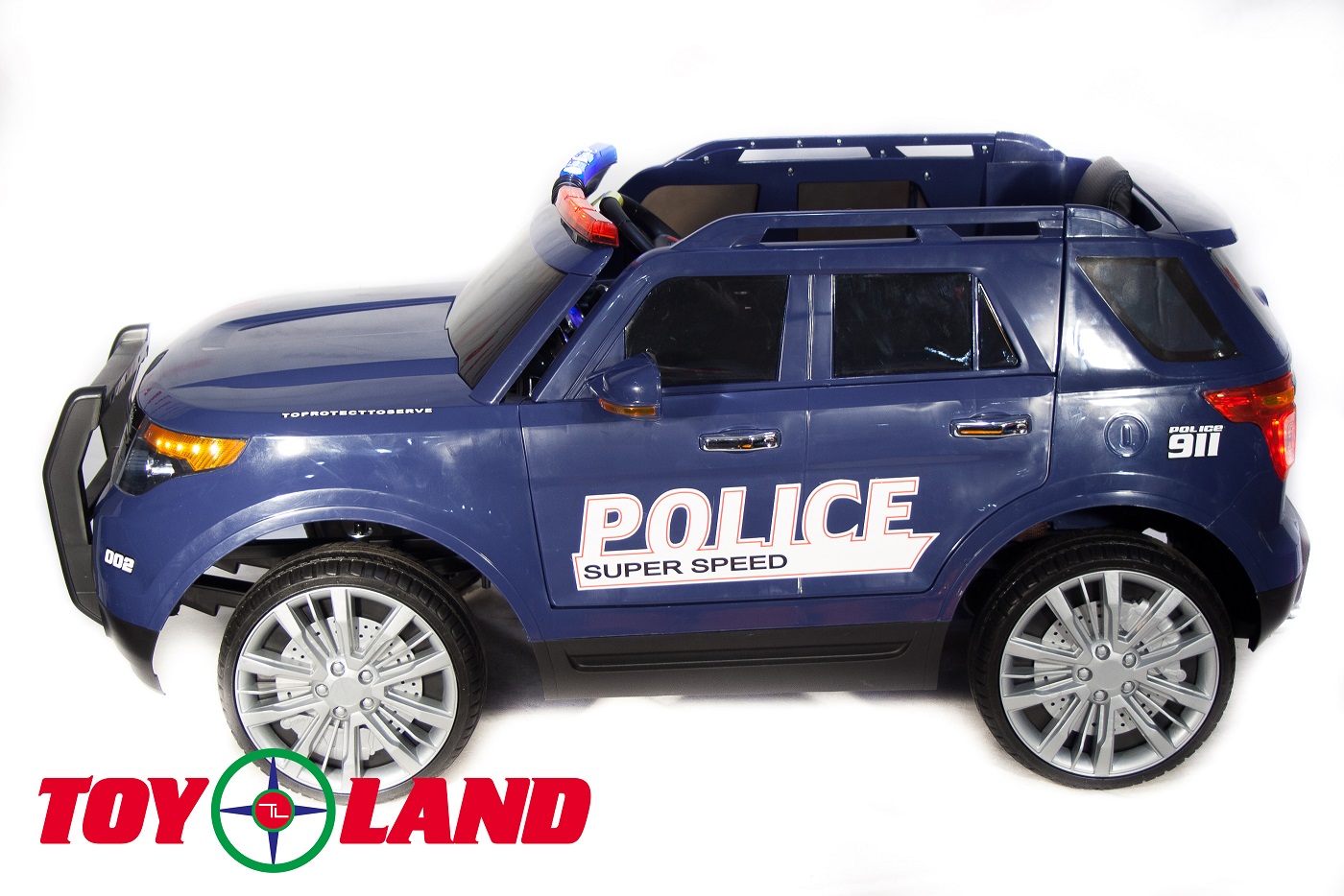 Электромобиль Ford Police ch9935, синего цвета  