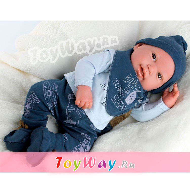 Кукла Реборн – Младенец Джо, 40 см  