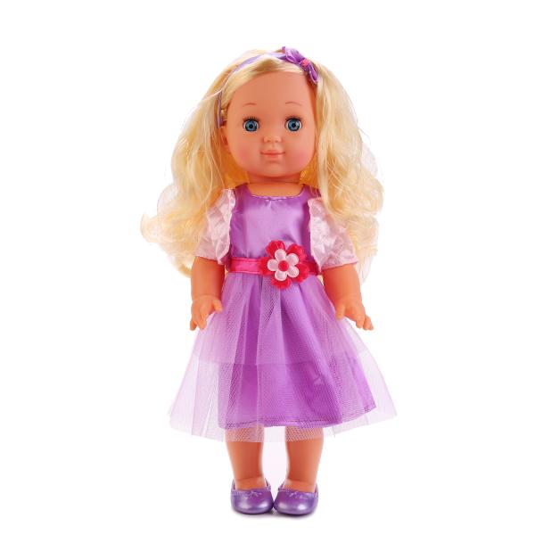 Интерактивная кукла Полина 35 см., озвученная, русифицированная, закрывает глазки, 2 вида  