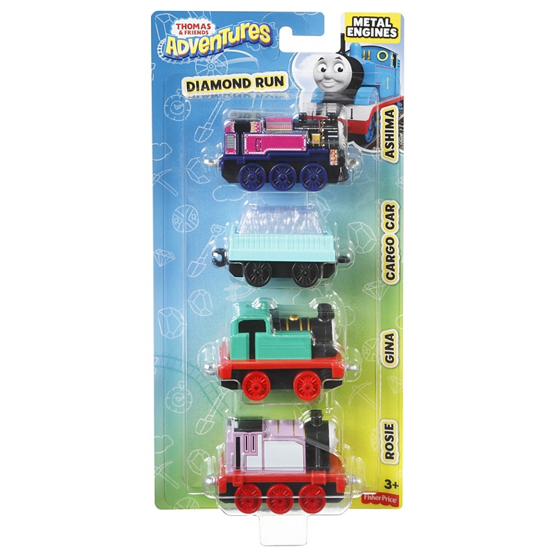 Игровой набор Thomas&Friends - Набор из трех новых персонажей-паровозиков с вагончиком  
