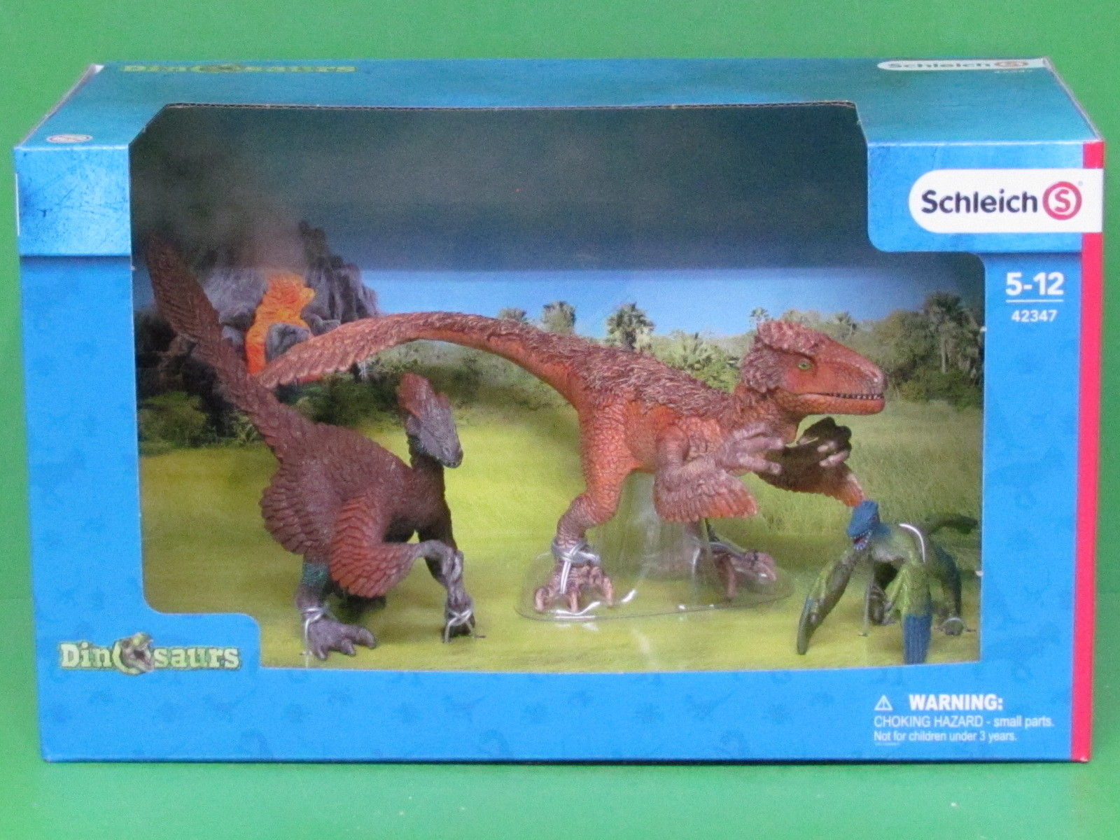 Набор из 3 фигурок - Пернатые хищники-динозавры  