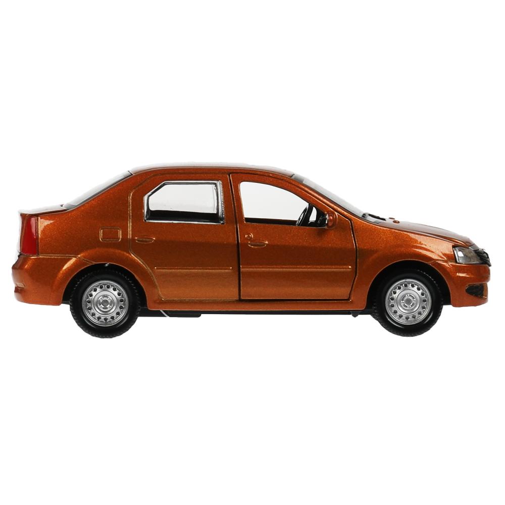 Модель машины Renault Logan/Duster 12 см двери и багажник открываются инерционная металлическая   