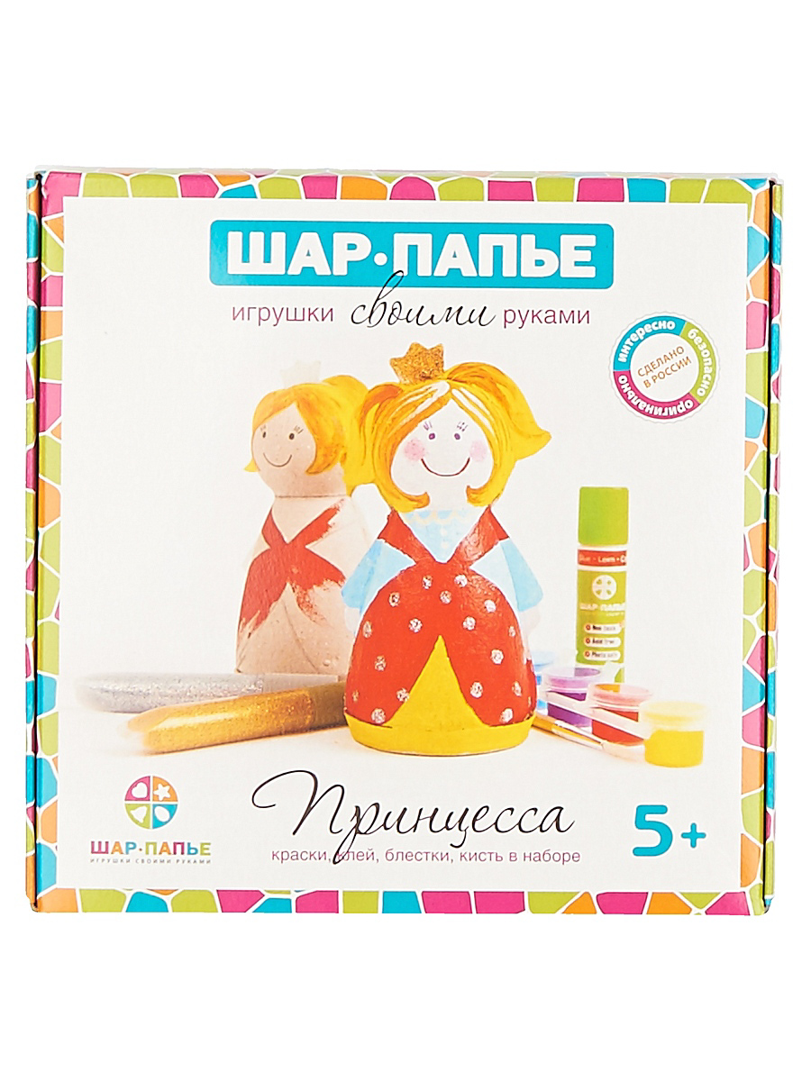 Набор Шар-Папье - Принцесса Набор Шар-Папье - ПринцессаПАПЬЕ-МАШЕ<br>Набор Шар-Папье - Принцесса<br>