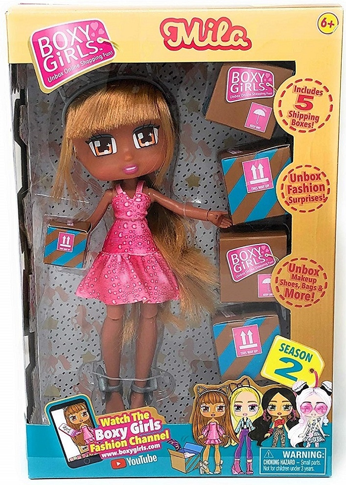 Кукла Boxy Girls – Mila, 20 см с аксессуарами в 4х коробочках  