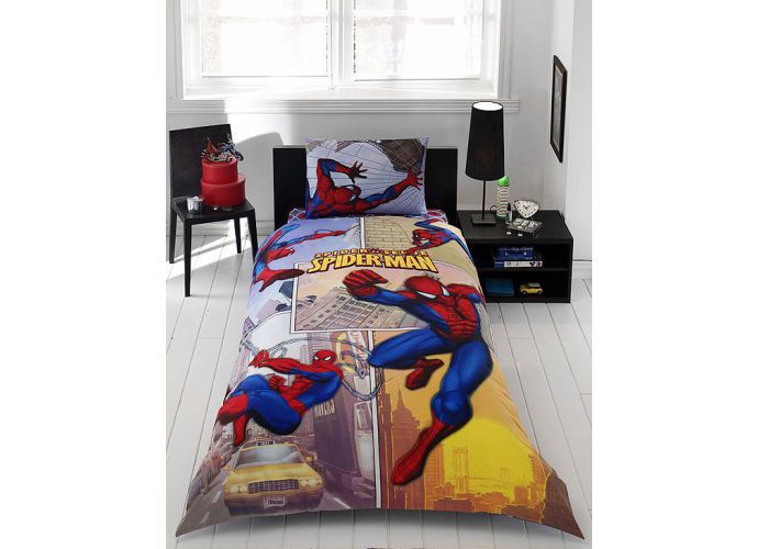 Комплект детского постельного белья, Disney, 1,5 спальное - Spider Man Sense Dortlu