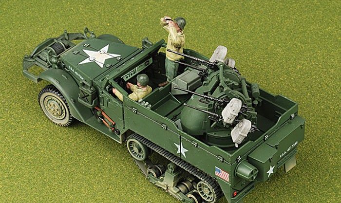 Коллекционная модель - Многоствольный самоходный пулемёт M16, США, 1:32