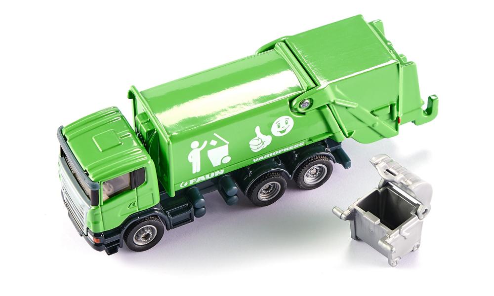Грузовик-мусоровоз Scania с кузовом Faun 1:87  