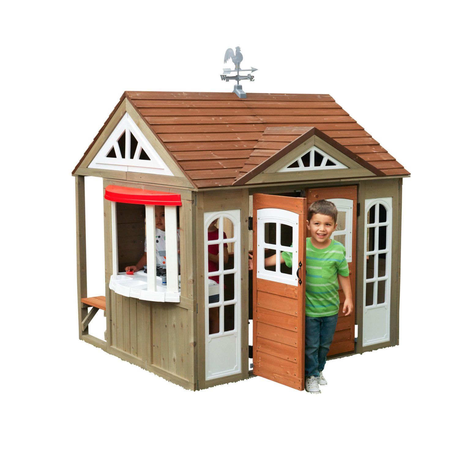 Поместье Кантри Виста деревянный игровой домик для улицы  