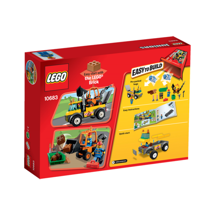 Lego Juniors. Лего Джуниорс. Грузовик для дорожных работ