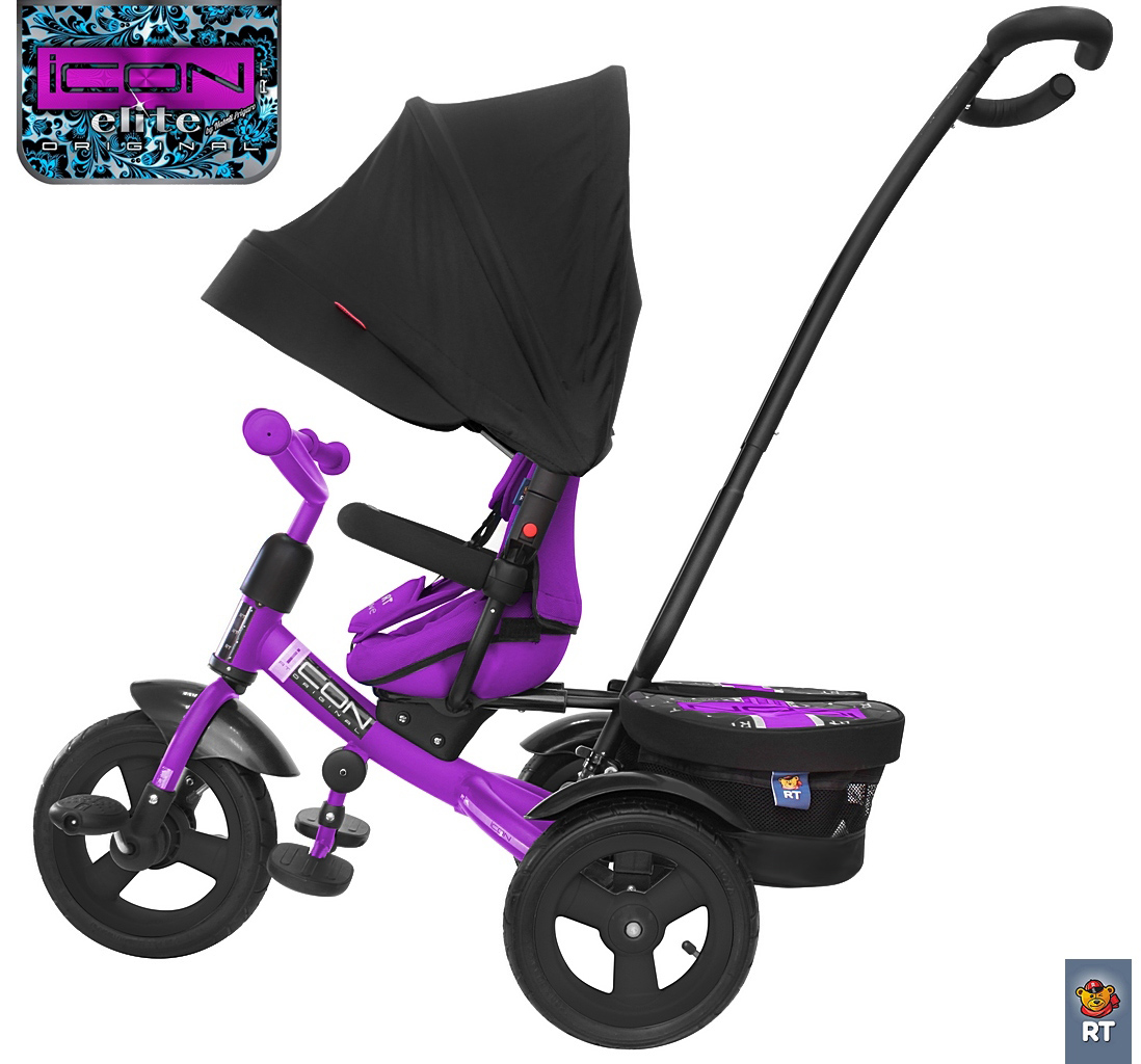 Велосипед трехколесный с ручкой RT Icon elite Stroller by Natali Prigaro Crystal Велосипед трехколесный с ручкой RT Icon elite Stroller by Natali Prigaro Crystal