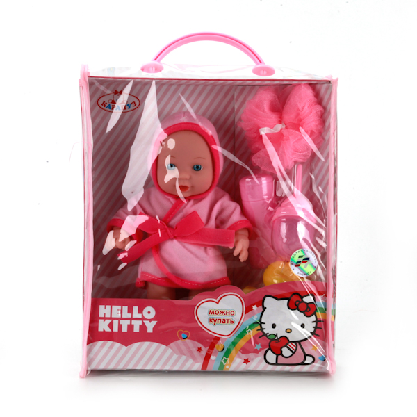 Пупс - Hello Kitty с аксессуарами для купания, 20 см Пупс - Hello Kitty с аксессуарами для купания, 20 смКуклы Карапуз<br>Пупс - Hello Kitty с аксессуарами для купания, 20 см<br>