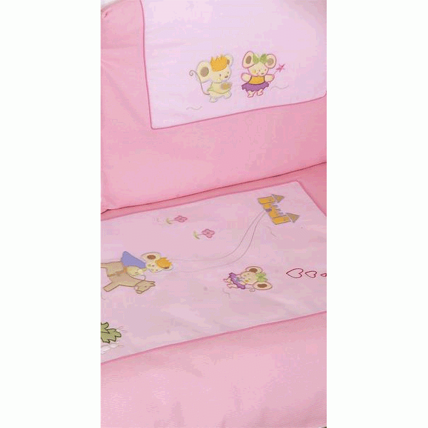 Комплект постельного белья Juliet лонг, 6 предметов, розовый  