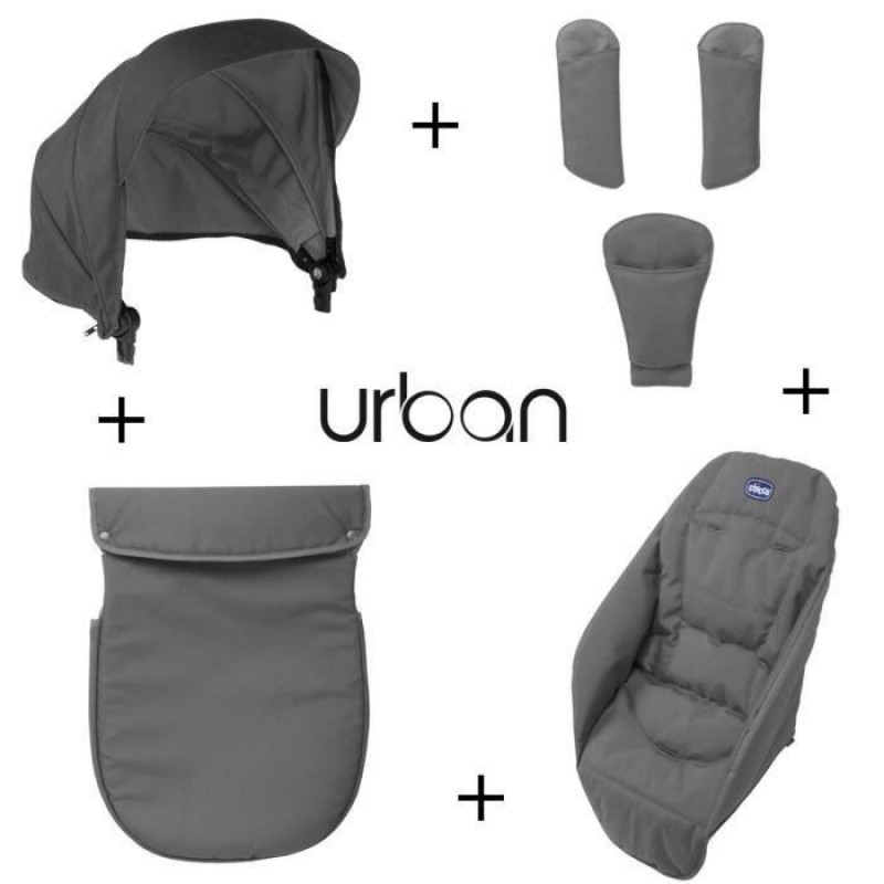 Набор аксессуаров к коляске Urban Anthracite Набор аксессуаров к коляске Urban AnthraciteАксессуары к коляскам<br>Набор аксессуаров к коляске Urban Anthracite<br>